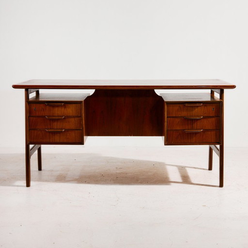 Escritorio MK11157 modelo 75 de palisandro de Gunni Omann para Omann Jun Møbelfabrik