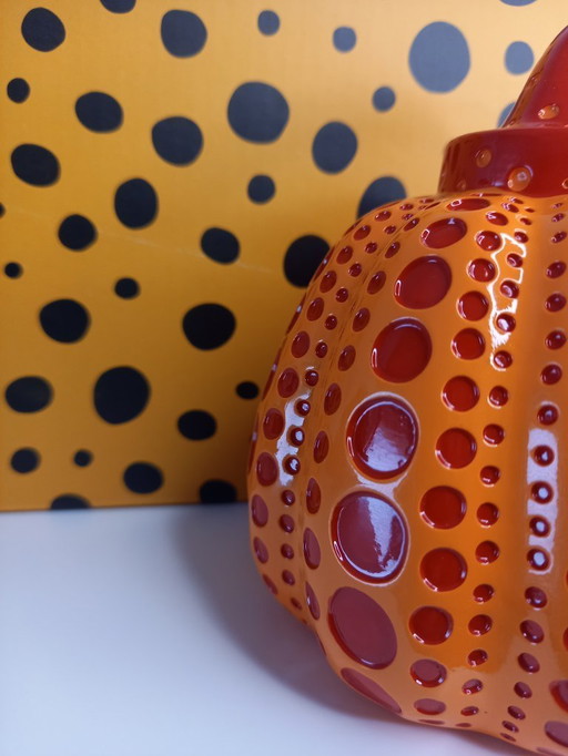 Kürbis YAYOI KUSAMA Polkadot Orange/Rot
