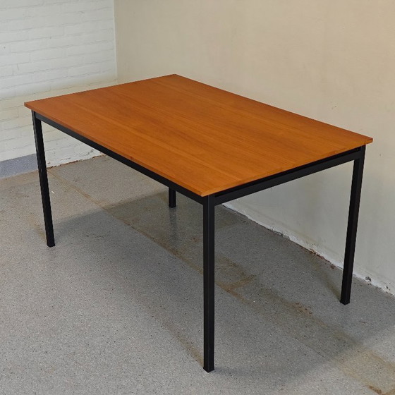 Image 1 of Vintage Gispen 3707 'Telescope' dining table