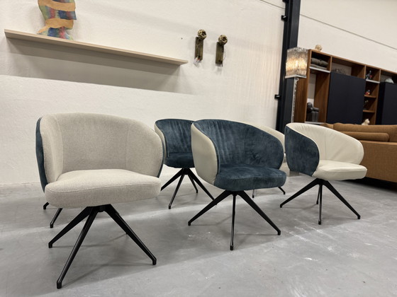 Image 1 of 6 HE Design Tula Drehstuhl, Esszimmer, Lederbezug