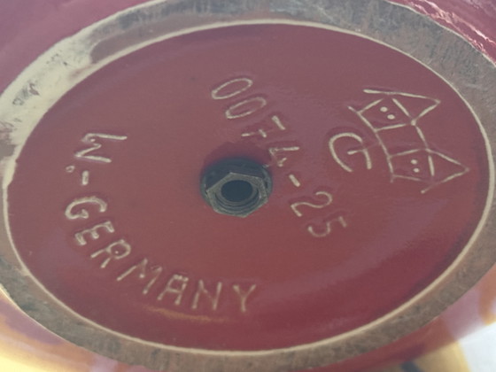 Image 1 of West Germany vintage table lamps orange