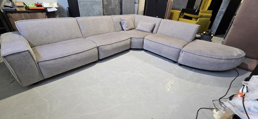 Hoekbank Eierkamp Losse Elementen Bank Ribstof – banken, Textile (photo 2 of 13)