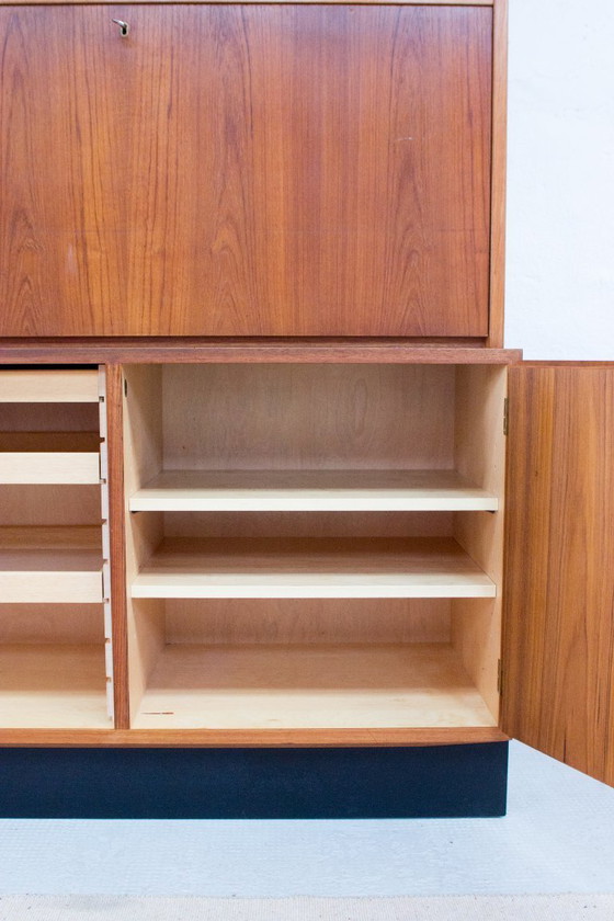Image 1 of Credenza vintage Poul Hundevad in teak per segreteria