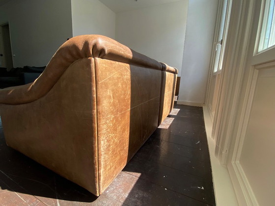 De Sede DS-46 vintage 2-zits bank buffelleer jaren 70 RETRO – 2 zitsbanken, Leather (photo 4 of 20)