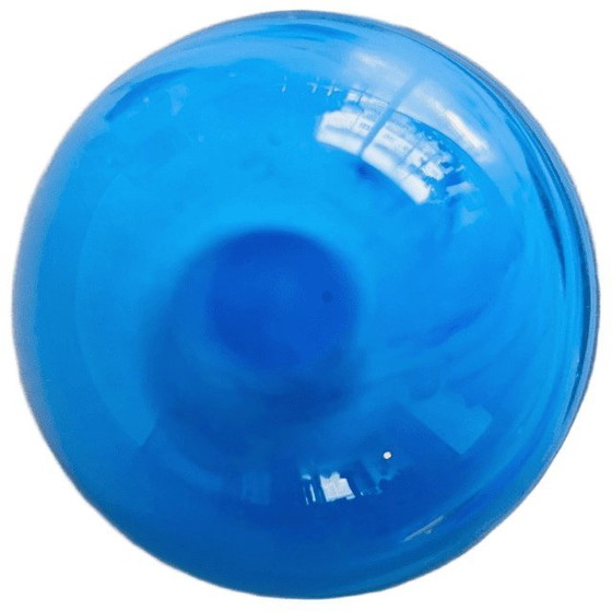 Image 1 of Portacandela vintage Kosta Boda Atoll, cristallo blu acqua Anna Ehrner, anni '90