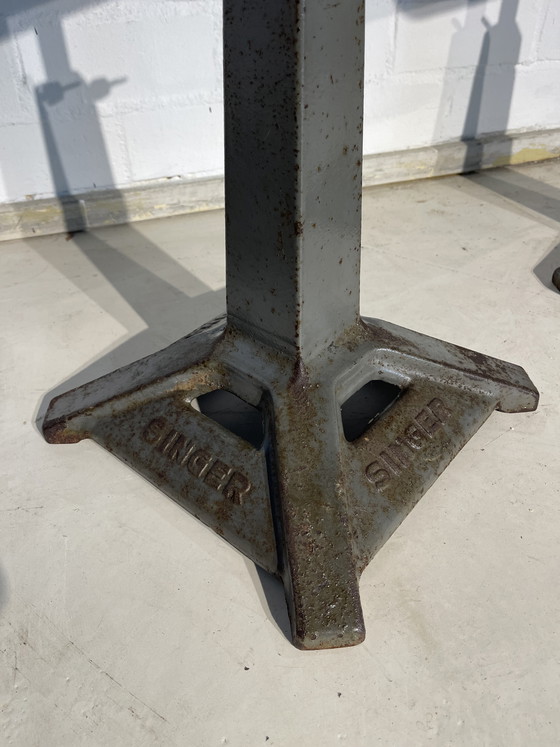 Image 1 of Singer chairs stools vintage industrial