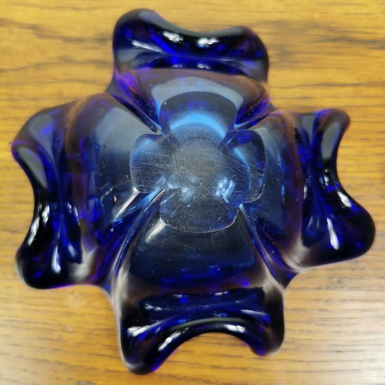 Image 1 of Vintage glazen schaaltje asbak. Italiaans glas 