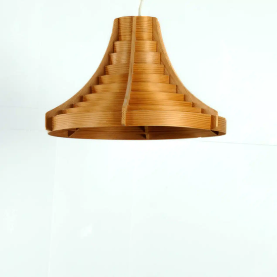 Image 1 of Ab Ellysett Markaryd T 640 pine wood pendant lamp