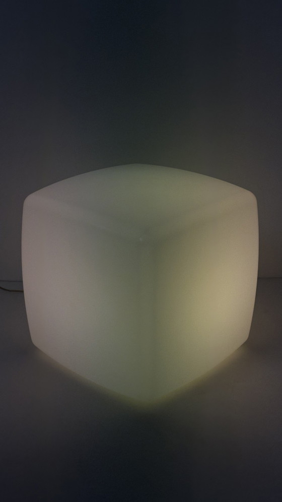 Image 1 of Ilu design kubus cube grote vierkante vloerlamp tuin/ balkon
