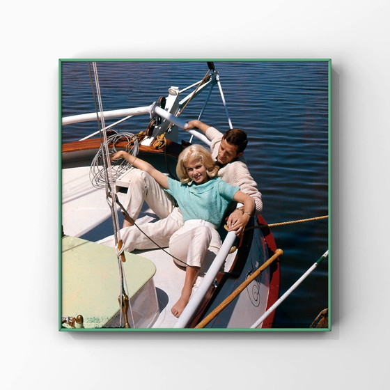 Image 1 of 1x Obra de Arte - Vela, Kaag (Países Bajos) 1962 color analógico