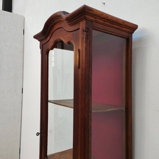 Image 1 of Vintage Antieke Vitrinekast Landelijke wandkast