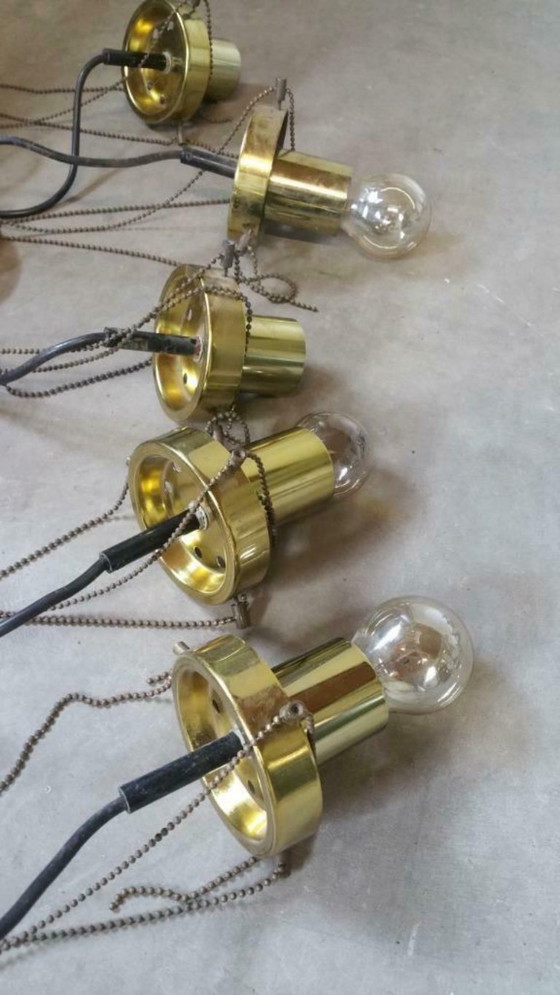 Image 1 of 2x RAAK high chaparral vintage lamp 60's mushroom(+reserveglas!)