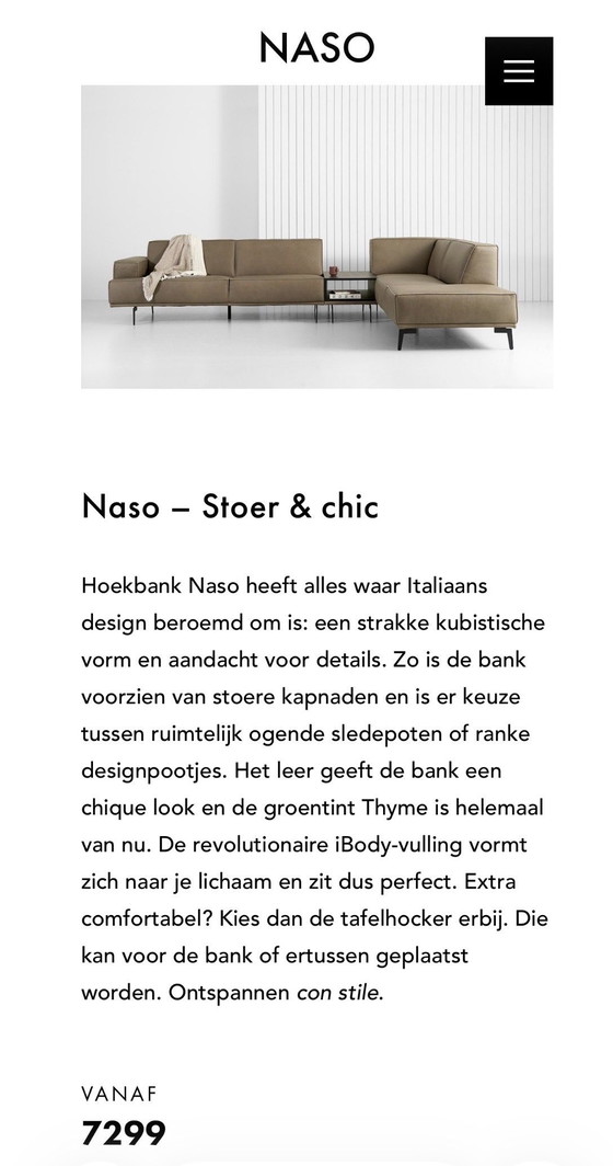 Image 1 of Divano angolare Naso di Enzo Luca