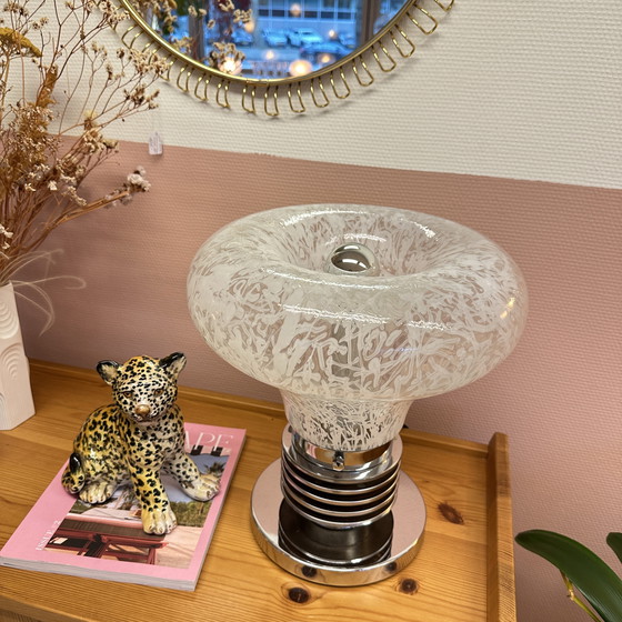 Image 1 of Italy murano glass table light 1970's