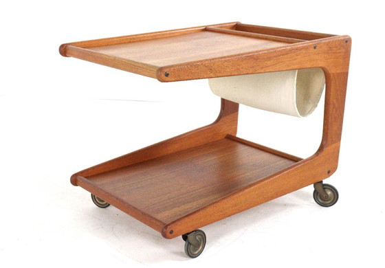 Image 1 of Carrello Sika mobler con portariviste vintage danese