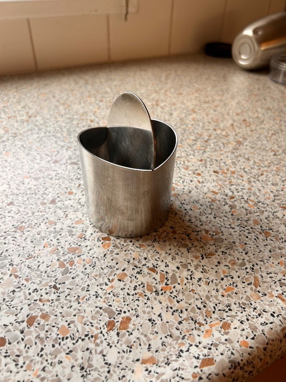 Posacenere Stelton Seesaw – Aart Roelandt – Design danese vintage in acciaio inossidabile (photo 5 of 5)