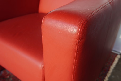 2 Fauteuils Lounge Rouge