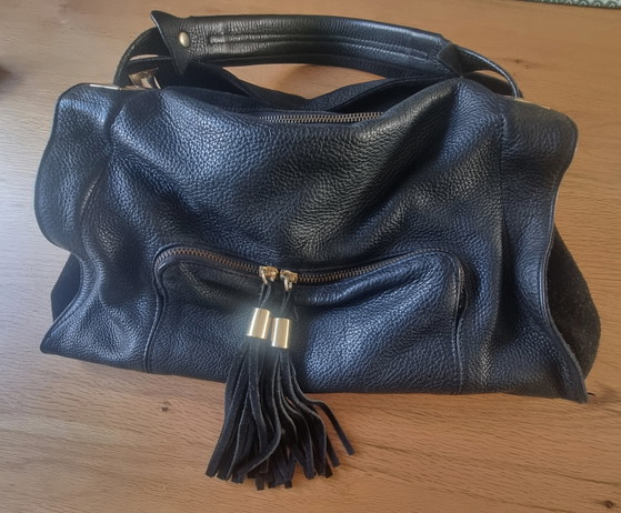 Handtas van Sandro – Schoudertassen, Cotton, Leather (photo 2 of 8)