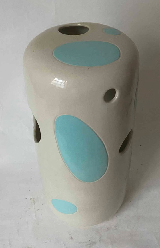 Image 1 of MODERN EARTHENWARE VASE SCULPTURE