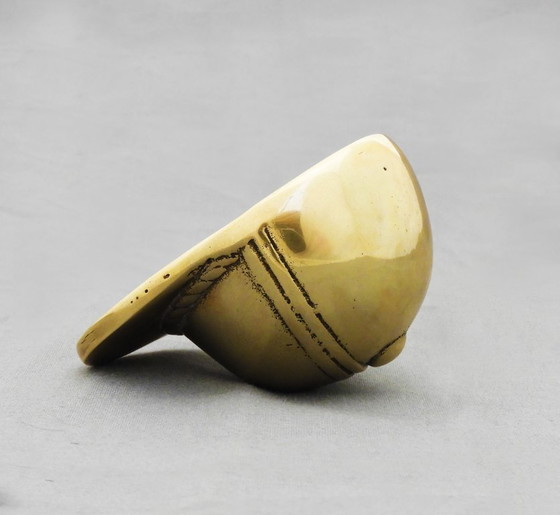 Image 1 of  Gucci Style Brass Bottle Opener, Jockey's Cap, Italy, circa 1970