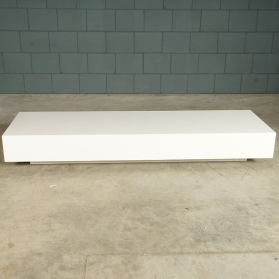 Designer wooden coffee table – white (photo 4 of 12)
