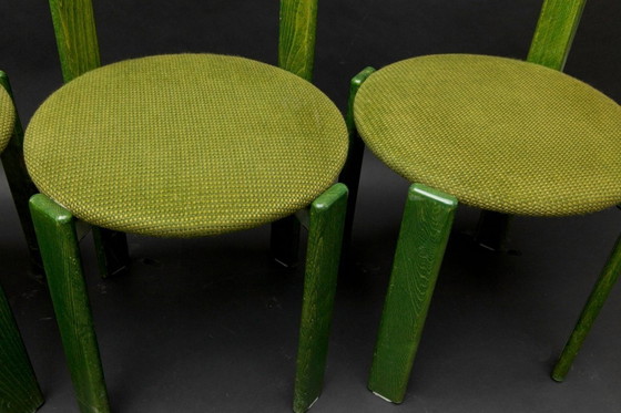 Image 1 of 3 chaises d'appoint empilables Design Bruno Rey for Kusch & Co