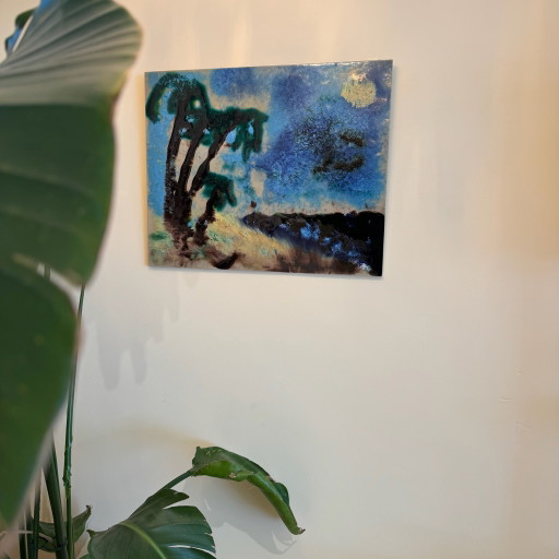 Ceramic Artwork Island Landscape