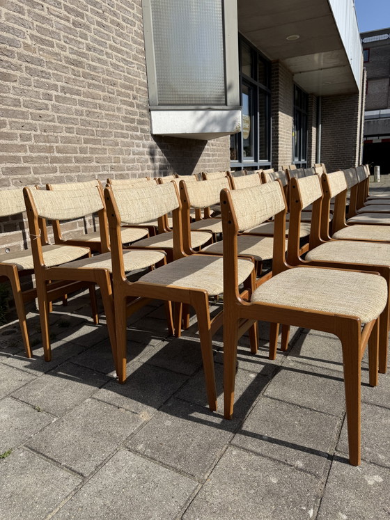 Image 1 of 6 chaises de salle à manger vintage, Erik Buch ‘70