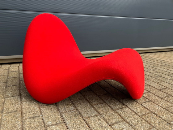 Image 1 of Artifort Tongue F577 rode Kvadrat Pierre Paulin NIEUWstaat!!