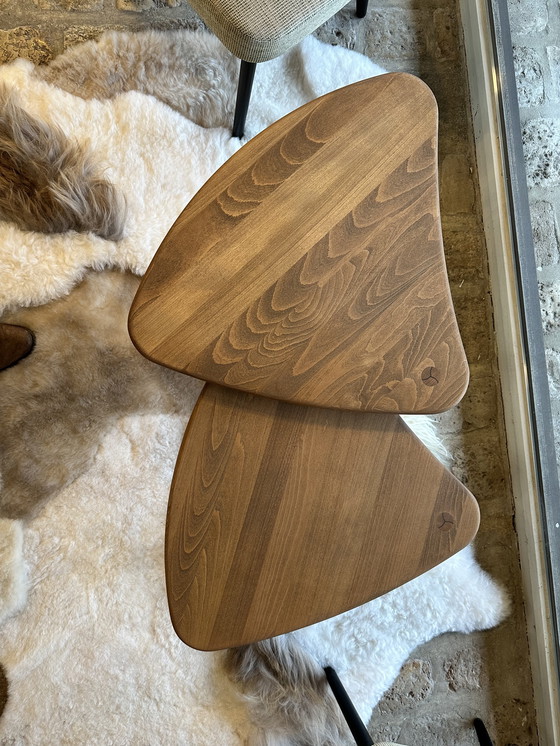 Image 1 of BOOMERANG COFFEE TABLE SET (2) SCANDINAVIAN '70s