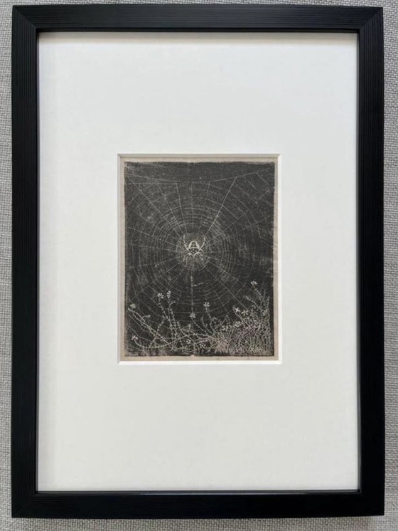 Image 1 of Jan Mankes 1889-1920 / Croce Spider Heliogravure originale 1923