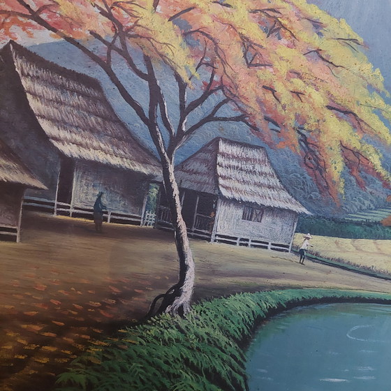 Image 1 of Dipinto in cornice originale d'epoca