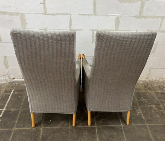 Giorgetti Progetti 63240 # Umberto Asnago Años 80 – Sillones, Textile, Wood (photo 4 of 8)