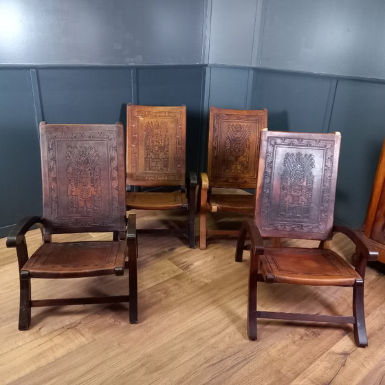 Image 1 of Set van 4 Angel Pazmino vouwstoelen