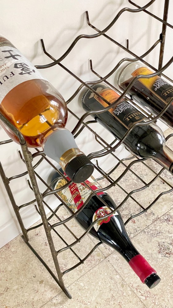 Image 1 of Portabottiglie in acciaio vintage