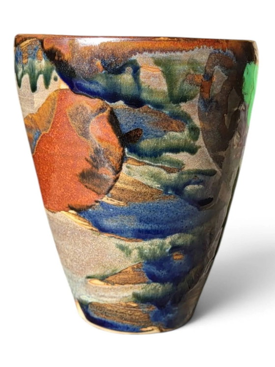 Stoneware vase / Puisaye – Porcelain, Vintage (photo 4 of 7)