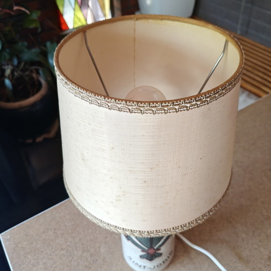 Image 1 of Mid-Century Brutalist Ceramic Table Lamp "St. George" – Belgian Studio Pottery – 1960s/1970s