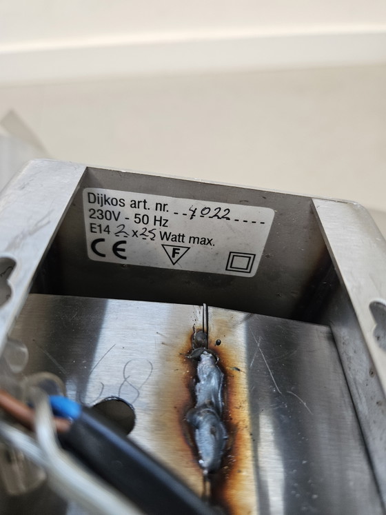 Wokkel de acero inoxidable ZTaHL de Dijkos (Padova) – Apliques, Metal (photo 6 of 15)