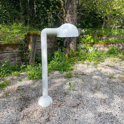 Außenleuchte aus den 1970er Jahren von R. Haussmann (CH) – vloerlampen, Metal