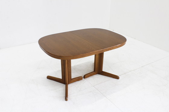 Image 1 of Table à manger ovale extensible vintage danoise XXL