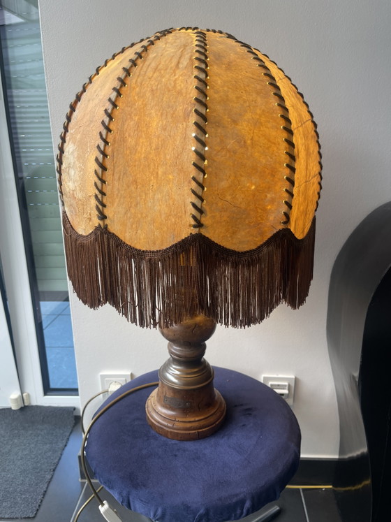 Vintage houten lamp uit de jaren 80 – Leeslamp, Wood (photo 4 of 15)