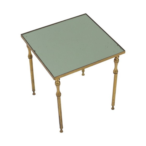 Brass Side Table Plant Table Maison Jansen France (photo 16 of 20)