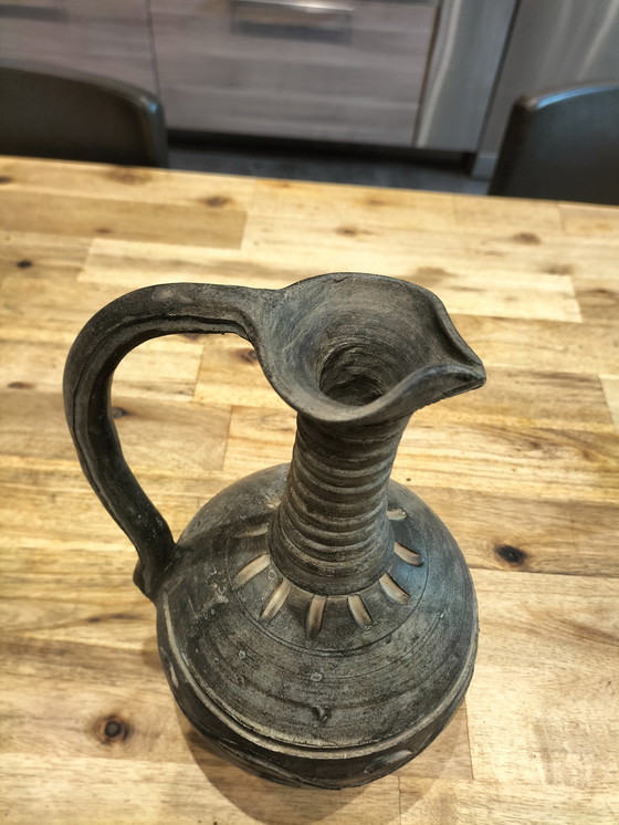 Image 1 of Signed ceramic jug vase