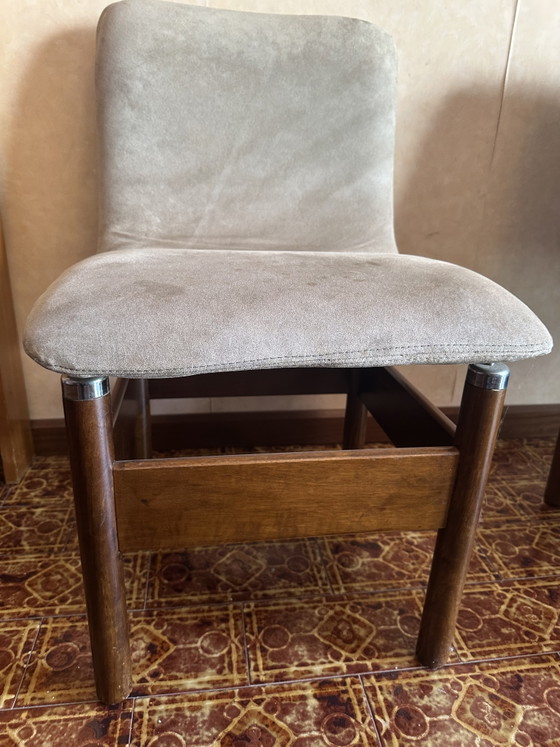 Juego de 8 sillas de comedor "Chelsea" de Vittorio Introini para Saporiti Italia – Estilo moderno de mediados (photo 4 of 8)