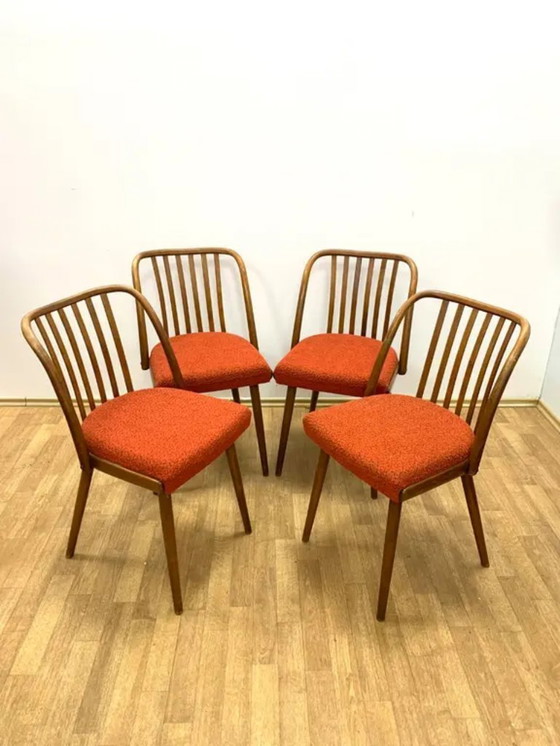 Image 1 of Set of 4 Chairs, TON by A. Šuman, 1960s, Czechoslovakia
