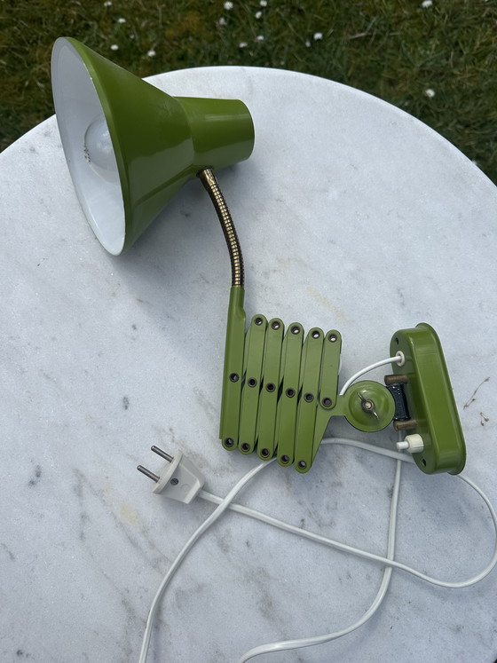 Image 1 of Lampada a forbice verde oliva