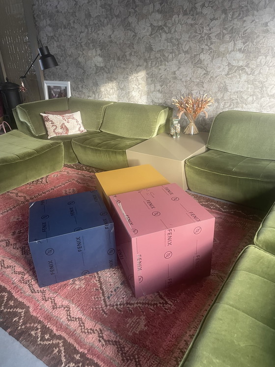 Image 1 of designer set salontafel bijzettafel  twv €1539 Fenix colore