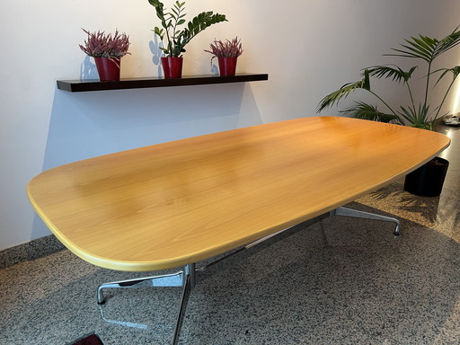 Grote Eames vergadertafel met segmenten – Herman Miller – Origineel – Uitstekende staat