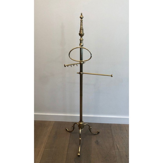 Image 1 of Vintage brass towel rack, France 1940