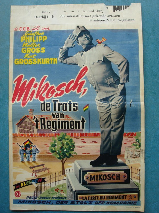 Image 1 of Partij originele filmposters uit de jaren 50-60